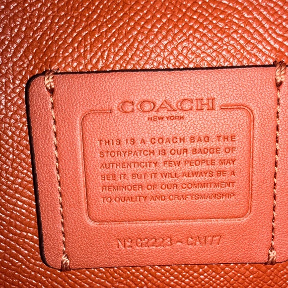 Coach Mollie Black Leather Crossbody Bag - Picture 3 of 4